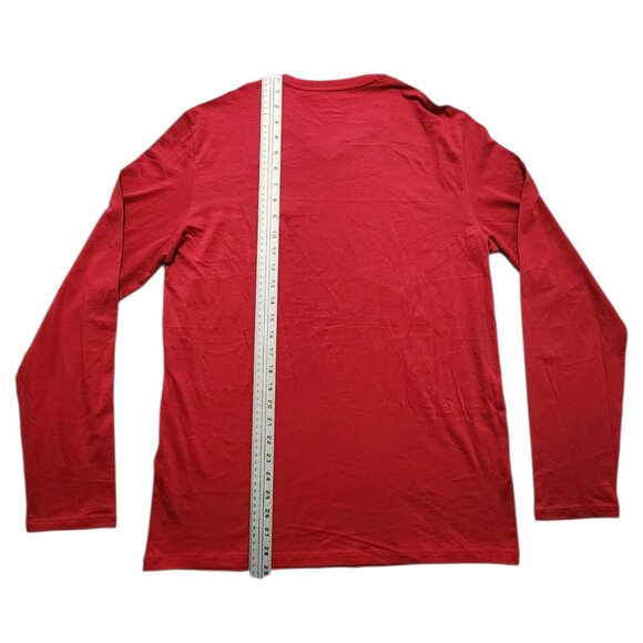 Armani Exchange Men's Long Sleeve T-Shirt V-Neck Casual Jersey, Slim Tee Size L - Picture 4 of 8